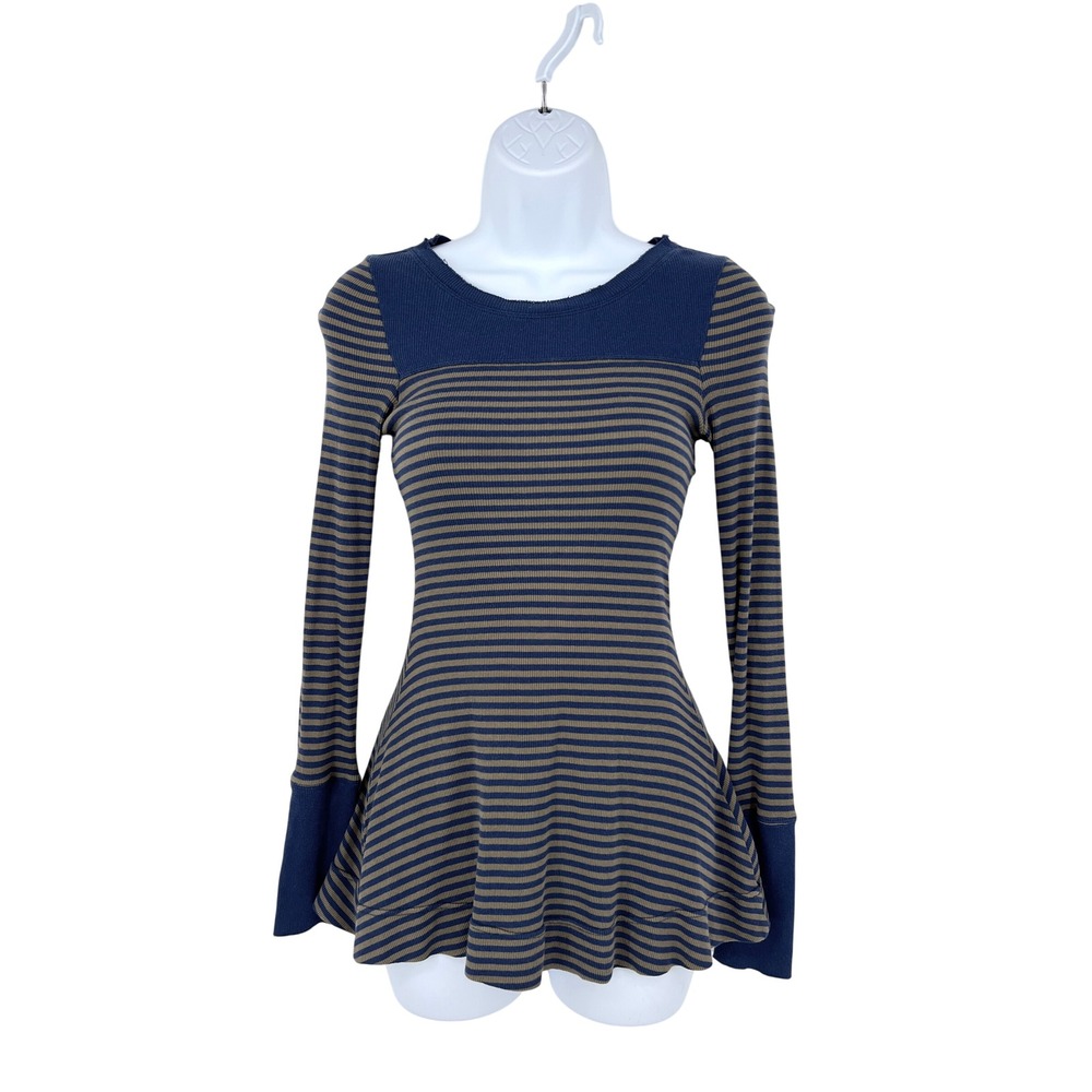 Y2K Free People Thermal Top Long Sleeve Cuffs Small Elena Gilbert Bella Swan